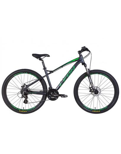 Велосипед 27.5" Leon XC-90 SE AM HYDRAULIC LOCK OUT 16.5" сірий із зеленим 2022