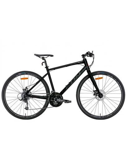 Велосипед 28" Leon HD-80 DD 2022 Розмір 19" чорно-білий з червоним 2022