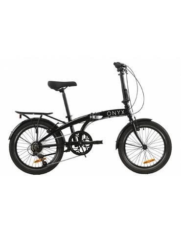 Велосипед AL 20" Dorozhnik ONYX  чорний 12,5" 2020 з багажником