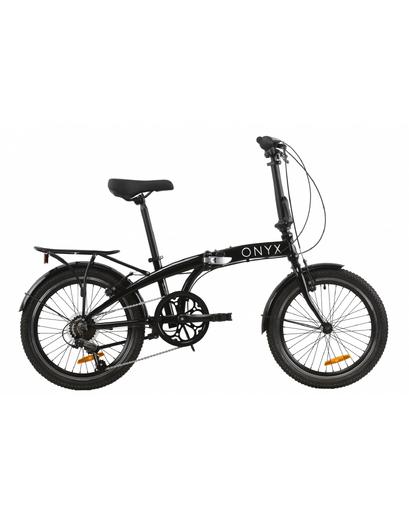 Велосипед AL 20" Dorozhnik ONYX  чорний 12,5" 2020 з багажником