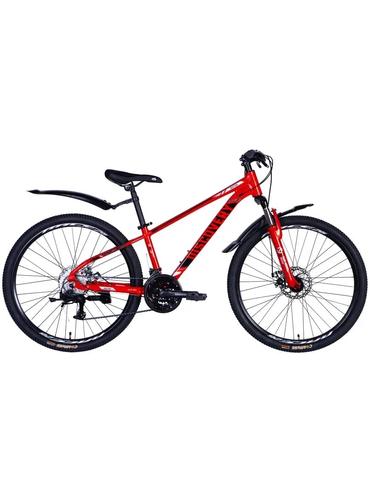 Велосипед AL 26" Discovery BASTION DD CS рама-13" червоно-чорний 2025