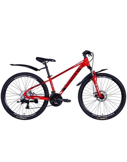 Велосипед AL 26" Discovery BASTION DD CS рама-13" червоно-чорний 2025
