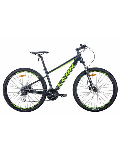 Велосипед AL 27.5" Leon XC-80 AM Hydraulic lock out HDD  рама-16" антрацитово-жовтий з чорним