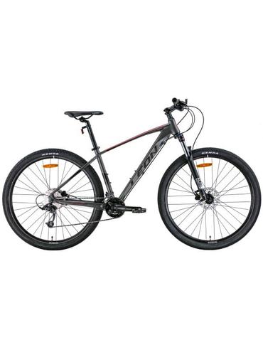 Велосипед AL 29" Leon TN-70 AM Hydraulic lock out HDD  рама-19" графітовий чорний з червоним(м)