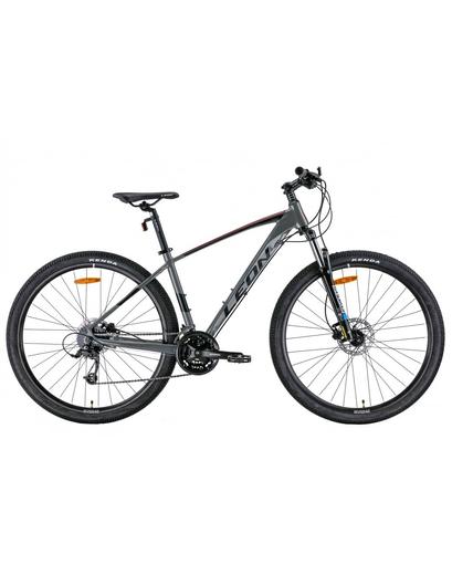 Велосипед AL 29" Leon TN-80 AM Hydraulic lock out HDD  рама-21" графітовий з чорним та червоним (м)