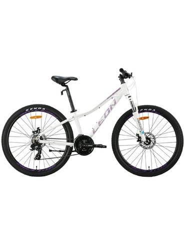 Велосипед алюміній 26" Leon SUPER JUNIOR AM DD рама-13" білий з бузковим 2024