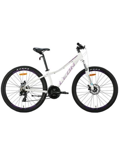 Велосипед алюміній 26" Leon SUPER JUNIOR AM DD рама-13" білий з бузковим 2024