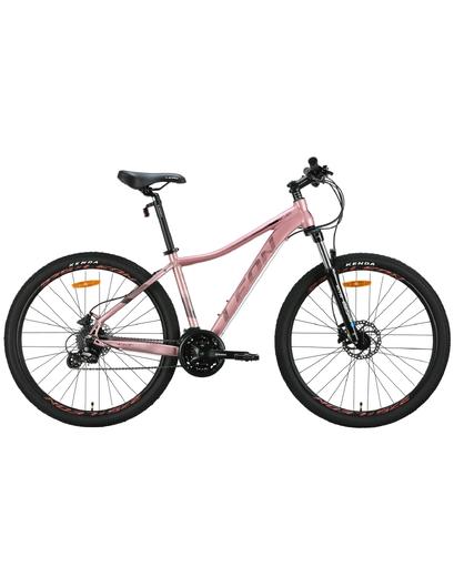 Велосипед алюміній 27.5" Leon XC LADY AM Hydraulic lock out HDD рама-16.5" рожевий з чорним 2024