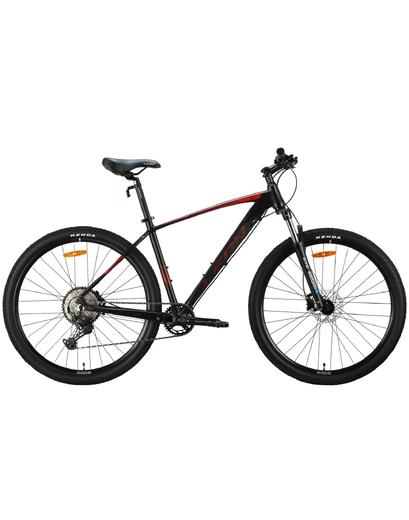 Велосипед алюміній 29" Leon TN-70 AM Hydraulic lock out HDD рама-19" чорний з червоним (матовий)2024