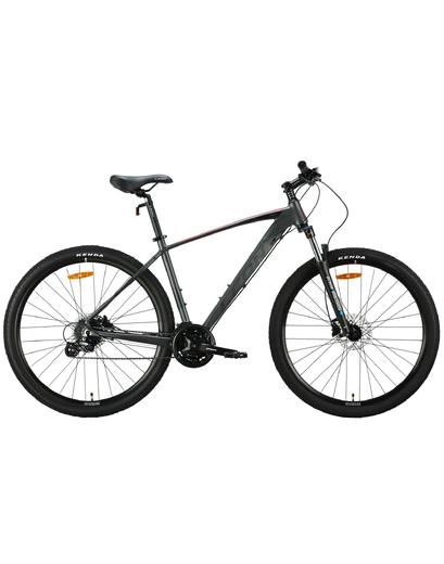 Велосипед алюміній 29" Leon TN-80 AM Hydraulic lock out HDD рама-19" графітовий з чорним та червоним