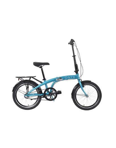 Велосипед Dorozhnik ONYX 20" синій 12,5" 2020 з багажником (планет.)