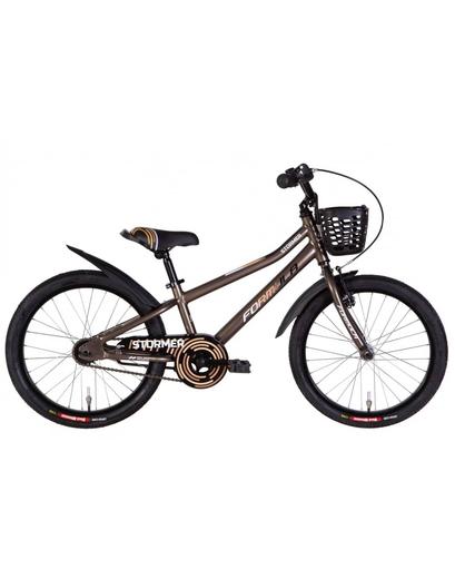 Велосипед Formula STORMER 20" хакі 10" з кошиком