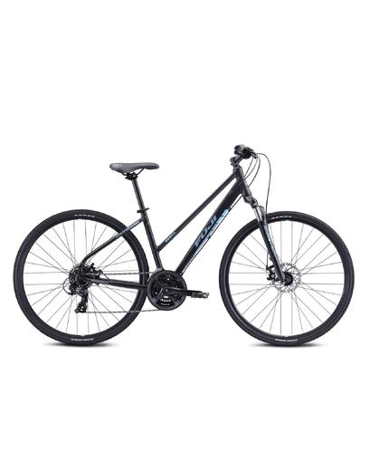 Велосипед FUJI Traverse 1.7 ST 28" SATIN BLACK / CYAN 17"