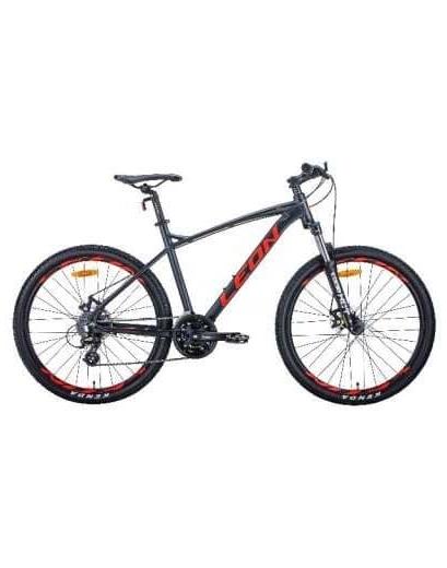 Велосипед Leon HT-90 AM DD 26" графітовий з червоним 19" (м)