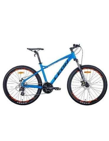 Велосипед Leon HT-90 AM DD 26" синій с оранжевым 16.5"