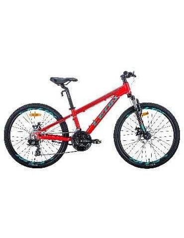 Велосипед Leon JUNIOR AM DD 24" червоний 12"