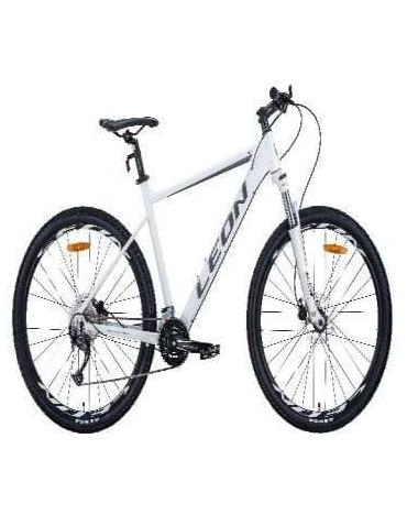 Велосипед Leon XC-70 AM HDD 27.5" біло-сірий з чорним 18" 2021
