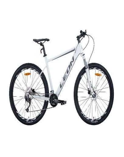 Велосипед Leon XC-70 AM HDD 27.5" біло-сірий з чорним 18" 2021