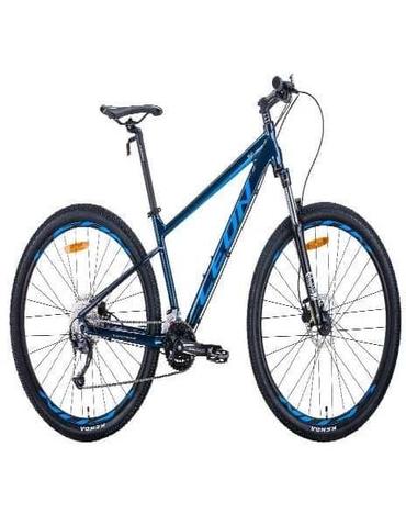 Велосипед Leon XC-70 AM HDD 27.5" синій 20" 2021