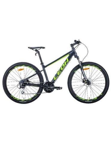 Велосипед Leon XC-80 AM HDD 27.5" антрацитно-жовтий з чорним 18"