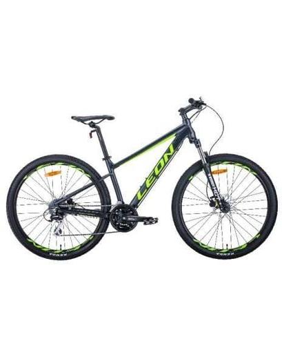 Велосипед Leon XC-80 AM HDD 27.5" антрацитно-жовтий з чорним 20" 2021