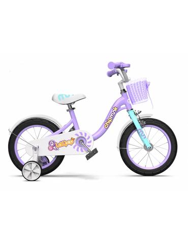 Велосипед RoyalBaby Chipmunk MM Girls 16" OFFICIAL UA фіолетовий