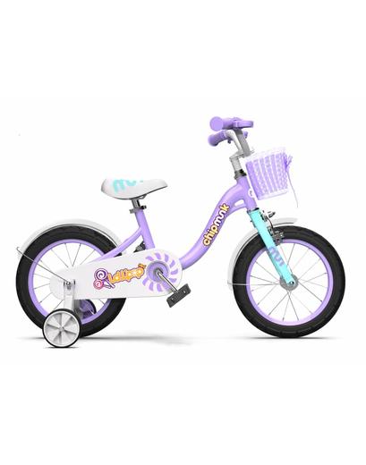 Велосипед RoyalBaby Chipmunk MM Girls 18" OFFICIAL UA фіолетовий