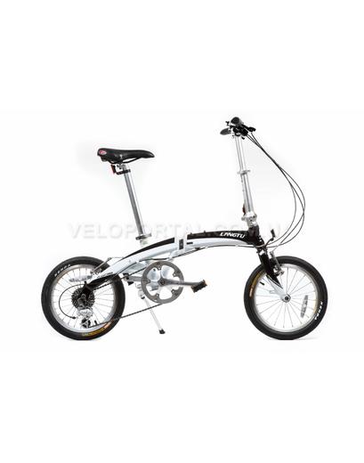 Велосипед складаний Langtu KW018 16˝ білий/чорний