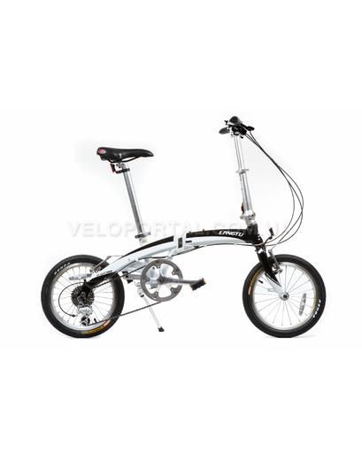 Велосипед складаний Langtu KW018 16˝ білий/чорний
