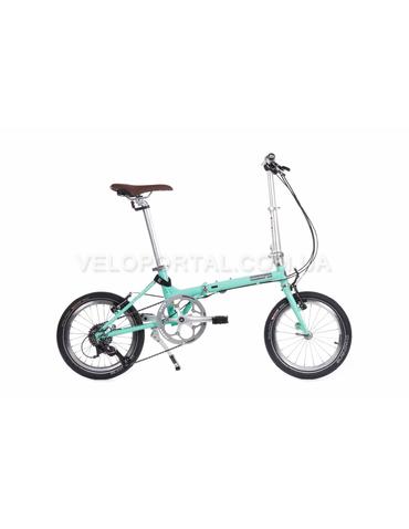 Велосипед складаний Langtu QY018 16˝ бірюзовий (Green)