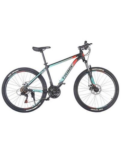 Велосипед Trinx M100 26" M Matt-Black-Red-Cyan 19"