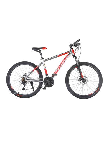 Велосипед TRINX M116 26" сірий/червоний 15"