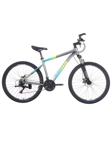 Велосипед Trinx M116 Elite 27.5" сірий/блакитний/жовтий 20"