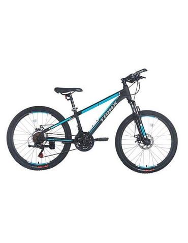 Велосипед Trinx MAJESTIC M114 24" 12.5" Matt-Black-Blue-White