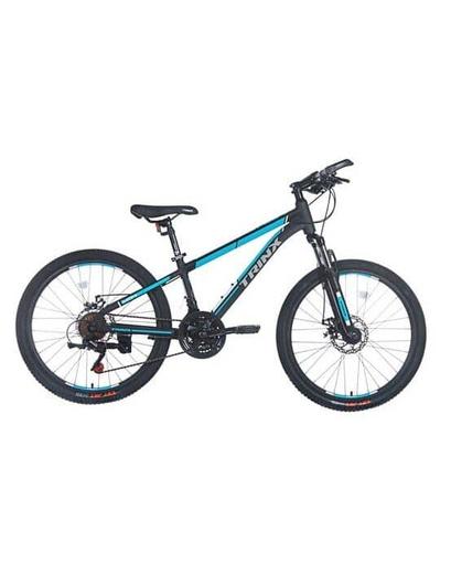 Велосипед Trinx MAJESTIC M114 24" 12.5" Matt-Black-Blue-White