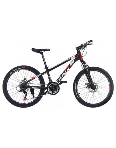 Велосипед Trinx MAJESTIC M134 24 12.5" Matt-Black-Red-White
