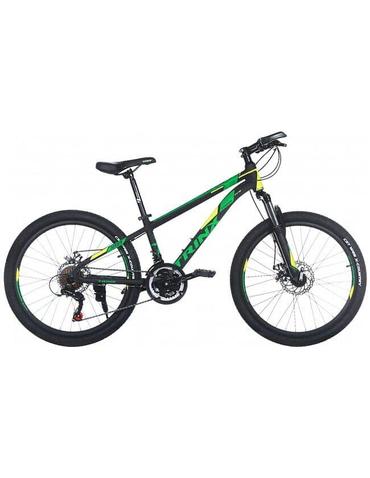 Велосипед Trinx MAJESTIC M134 24 12.5" Matt-Black-Yellow-Green