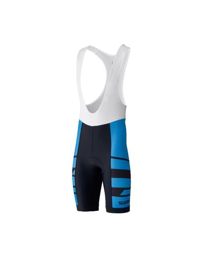 Велотруси чоловічі Shimano TEAM з лямками з памперсом синій L