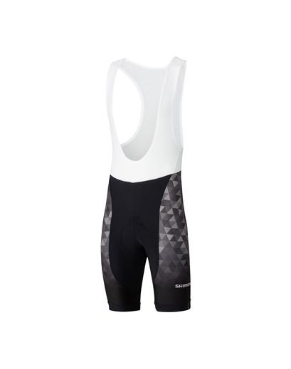 Велотруси Shimano TEAM2 з лямками, чорно-сірі, розм. M