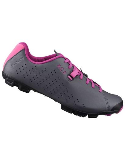 Веловзуття жіноче Shimano SH-XC500WG SPD сірий/рожевий EU38