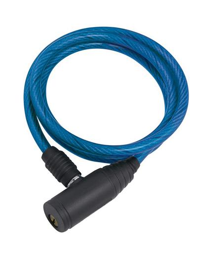 Велозамок Longus тросовий 10Х650мм синій
