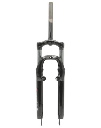 Вилка 26 аморт. різьб. AVANTI, чорна,з кріпленням V-brake + disk,Ø25.4мм шток L-210mm р.з L-100mm