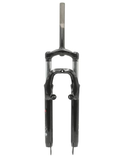 Вилка 26 аморт. різьб. AVANTI, чорна,з кріпленням V-brake + disk,Ø25.4мм шток L-210mm р.з L-100mm