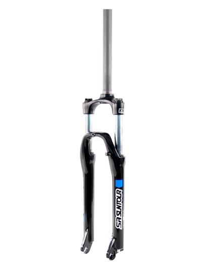 Вилка SR Suntour 26 XCE DISK, 1-1/8'x255мм, хід:100мм, чорна