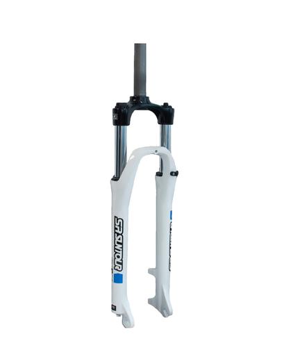 Вилка SR Suntour 27,5 SF18-XCE-DS, 1-1/8"х255мм, хід: 80мм, біла