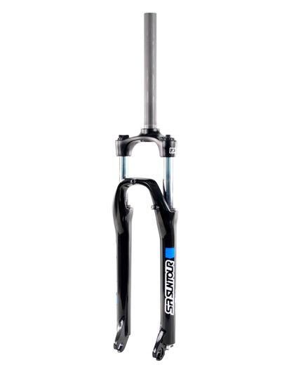 Вилка SR Suntour 29 SF18-XCE-DS, 1-1/8"х255мм, хід: 100мм, чорна
