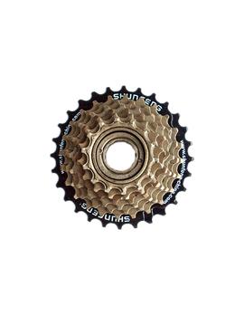 Вільнобіг Shimano 6шв, Tourney MF-TZ500, 14-28Т, захист спиць, срібл.