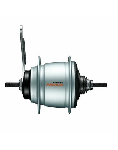 Втулка задня Shimano SG-C6001-8, NEXUS 8-швидк, 36 отв, з ножним гальмом, срібл.