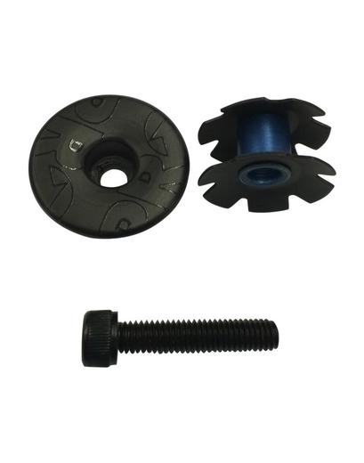 Якір рульової PRO 28.6мм з карбоновою кришкою чорний