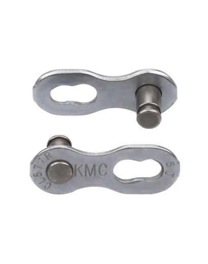 Замок ланцюга KMC CL571R EPT MissingLink 7/8 швидкостей сріблястий